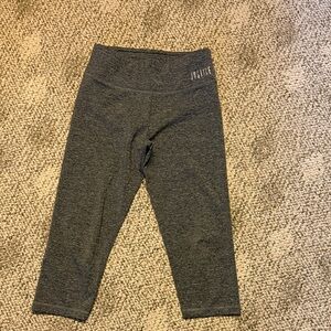 Justice Charcoal Kids Crop Leggings
